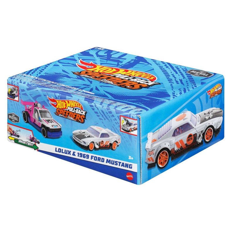 HOT WHEELS 2 AUTOS SORPRESA - LOLUX Y 1969 FORD MUSTANG-0