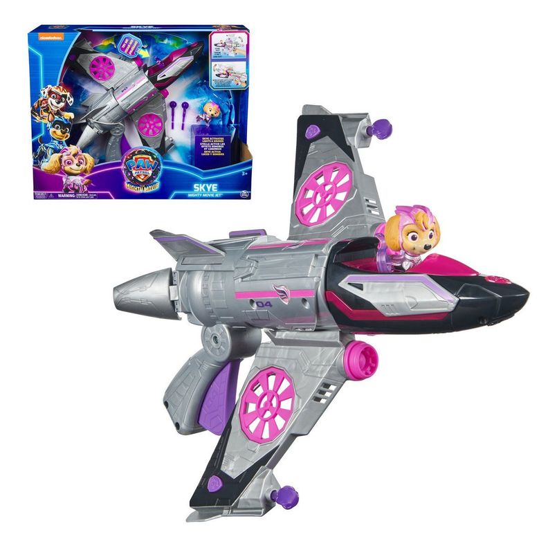 Paw Patrol Mighty Jet Skye Luz Y Sonido-0