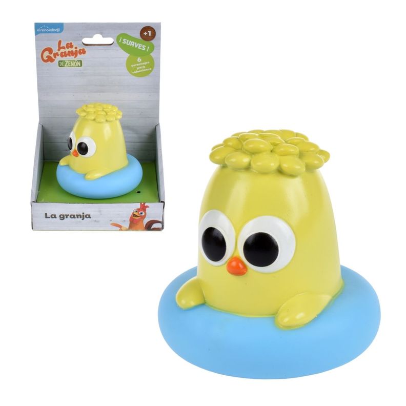 Figura Blandita De 10 Cms La Granja De Zenon - Pollito-0