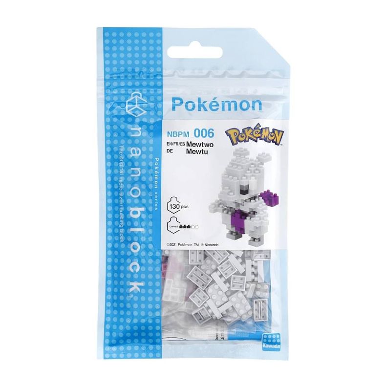 FIGURA NANOBLOCK SERIE POKEMON DE BANDAI - MEWTWO-5