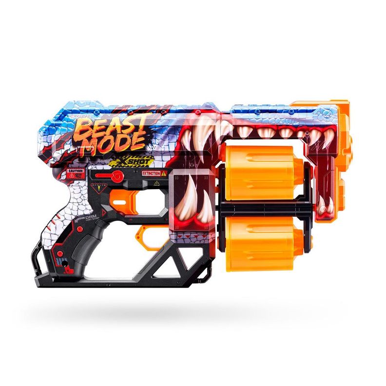 LANZA DARDOS DREAD SKINS CON 12 DARDOS X-SHOT - BEAST OUT-0