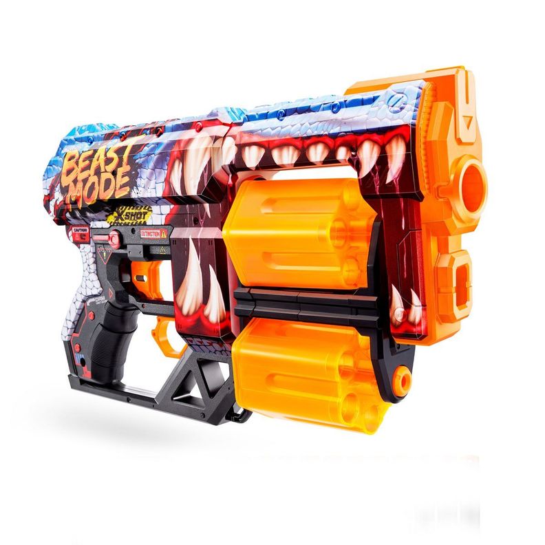 LANZA DARDOS DREAD SKINS CON 12 DARDOS X-SHOT - BEAST OUT-1
