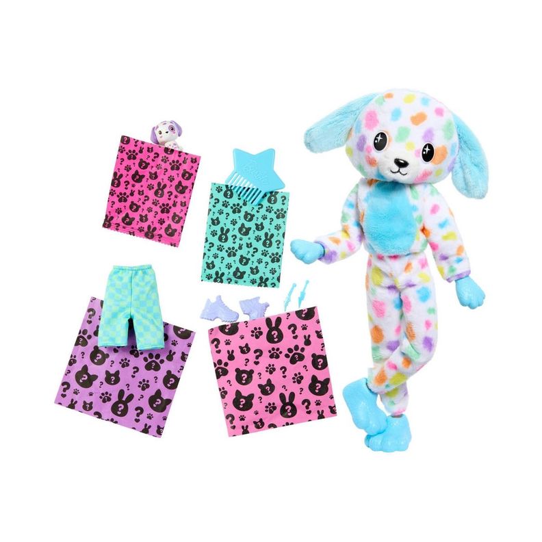 BARBIE CUTIE REVEAL COLORES ENSUEÑO-DISFRAZ PERRO DE COLORES-1