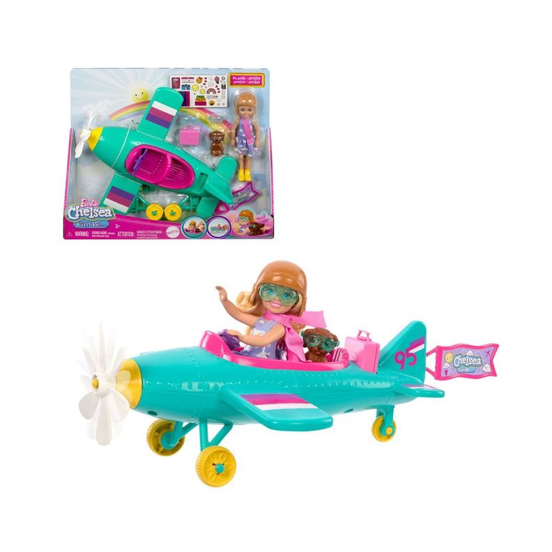 BARBIE SET DE JUEGO CHELSEA PILOTO DE AVIÓN-0