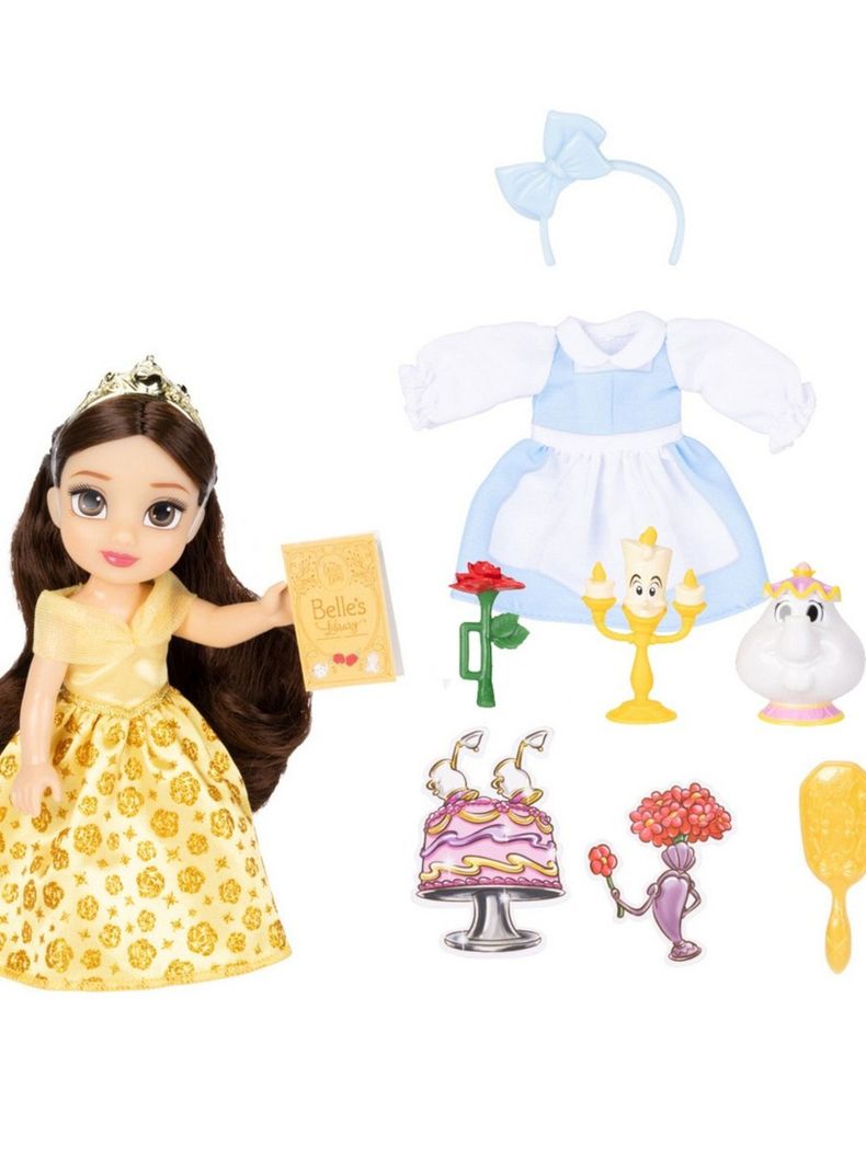 Muneca15 cm con accesorios princesas de disney - Bella