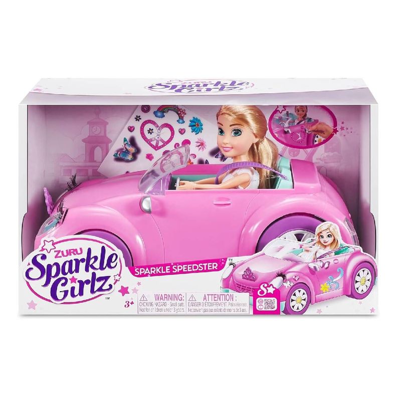 Auto Convertible Con Muñeca De 27 Cms Sparkle Girlz-6