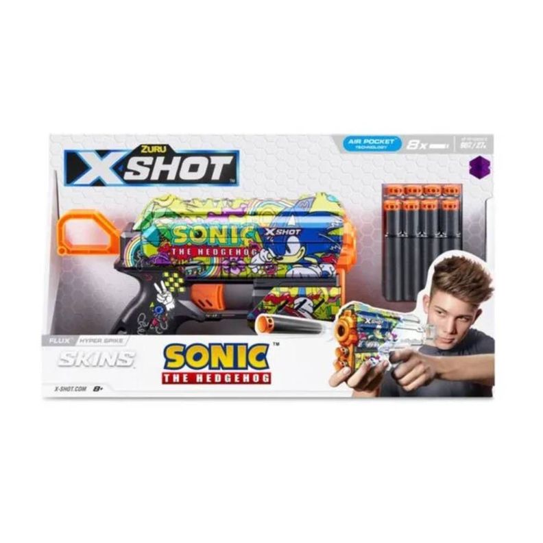 LANZA DARDOS FLUX SKINS SONIC X-SHOT - HYPER SPIKE-2