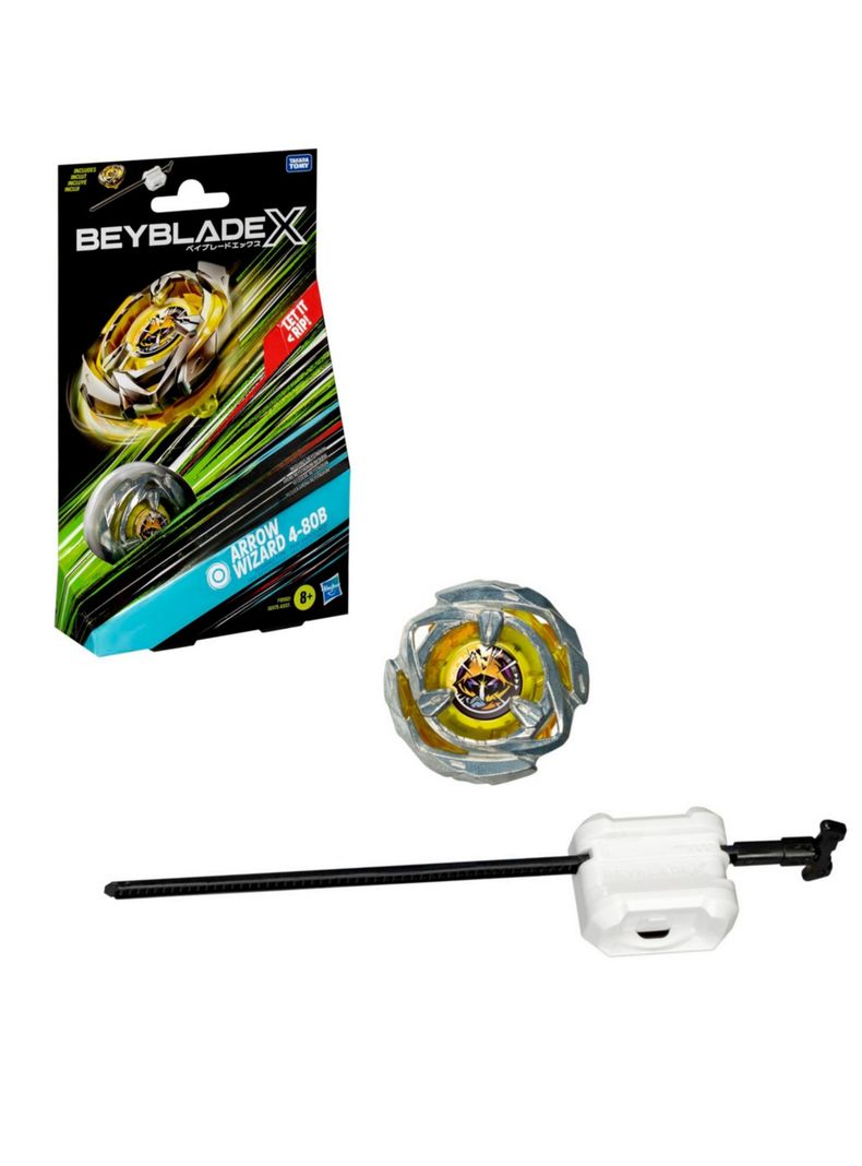 Pista Beyblade X starter pack Arrow Wizard resistencia Beyblade