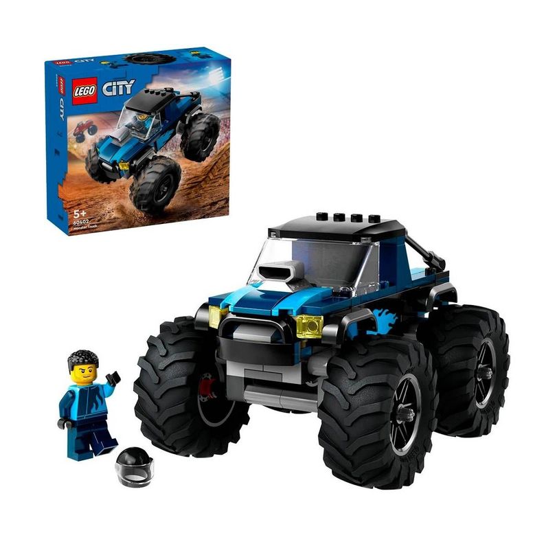 CARRO MONSTRUO AZUL LEGO CITY-0