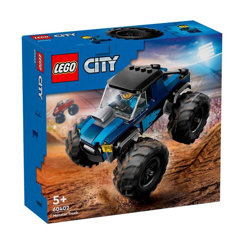 CARRO MONSTRUO AZUL LEGO CITY-4