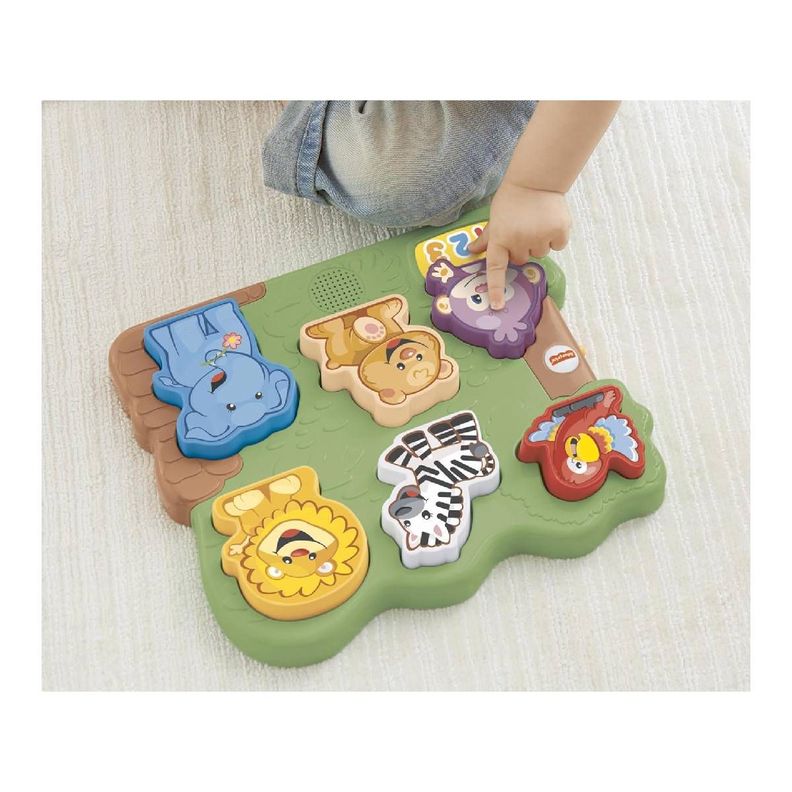 Rompecabezas De Animales Fisher Price - Verde-1