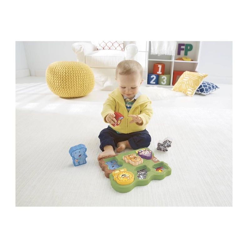 Rompecabezas De Animales Fisher Price - Verde-2