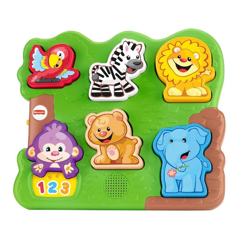 Rompecabezas De Animales Fisher Price - Verde-3