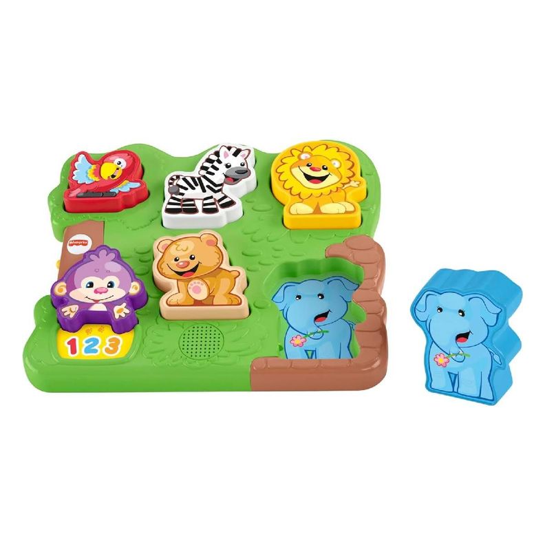 Rompecabezas De Animales Fisher Price - Verde-4