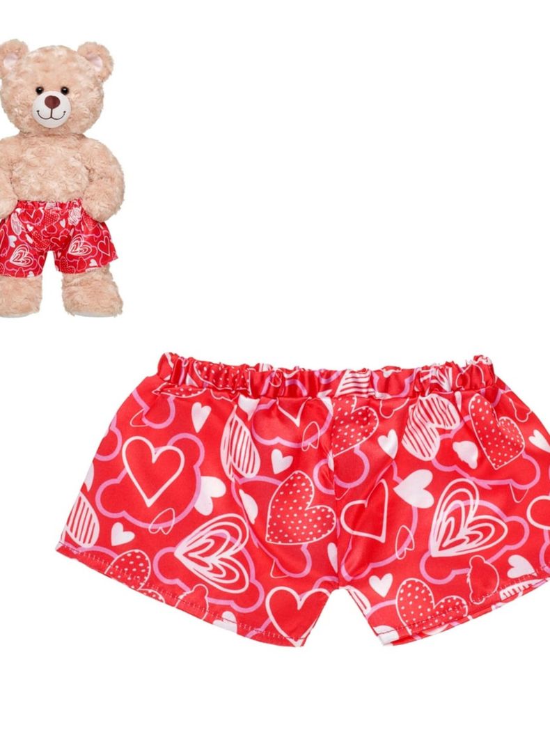 Boxer Rojo Corazones Val 26 Build-A-Bear