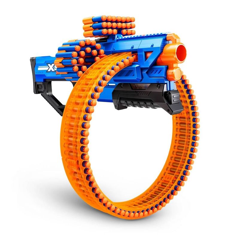 LANZA DARDOS INSANITY MAD MEGA BARREL CON 72 DARDOS X-SHOT-2