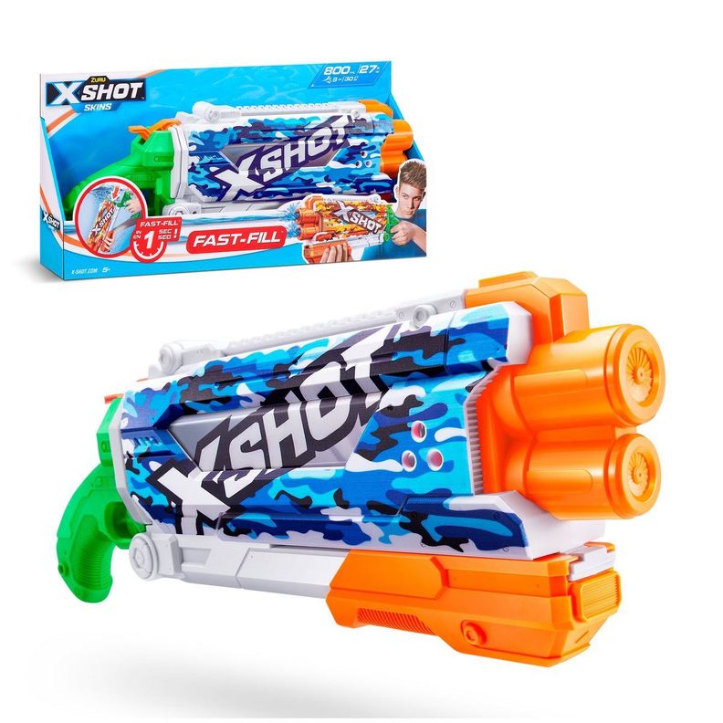 LANZA AGUA PUMP ACTION SKIN X-SHOT - WATER CAMO-0