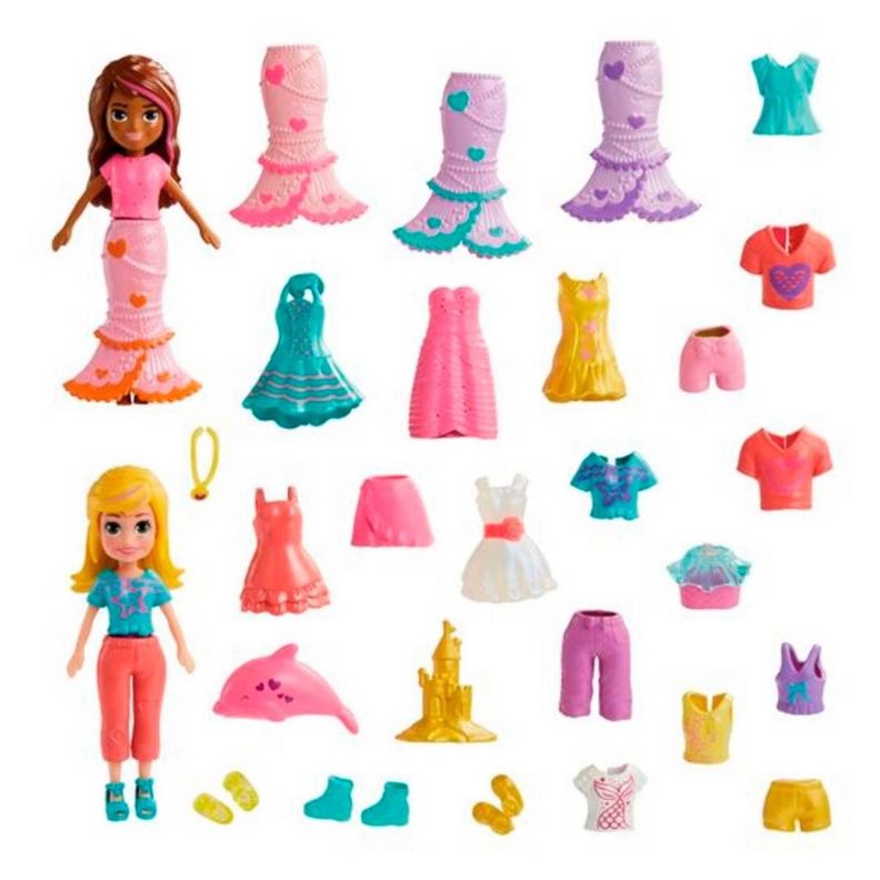 POLLY POCKET PACK DE MODA - PACK DE MODA SIRENA BRILLANTE-1