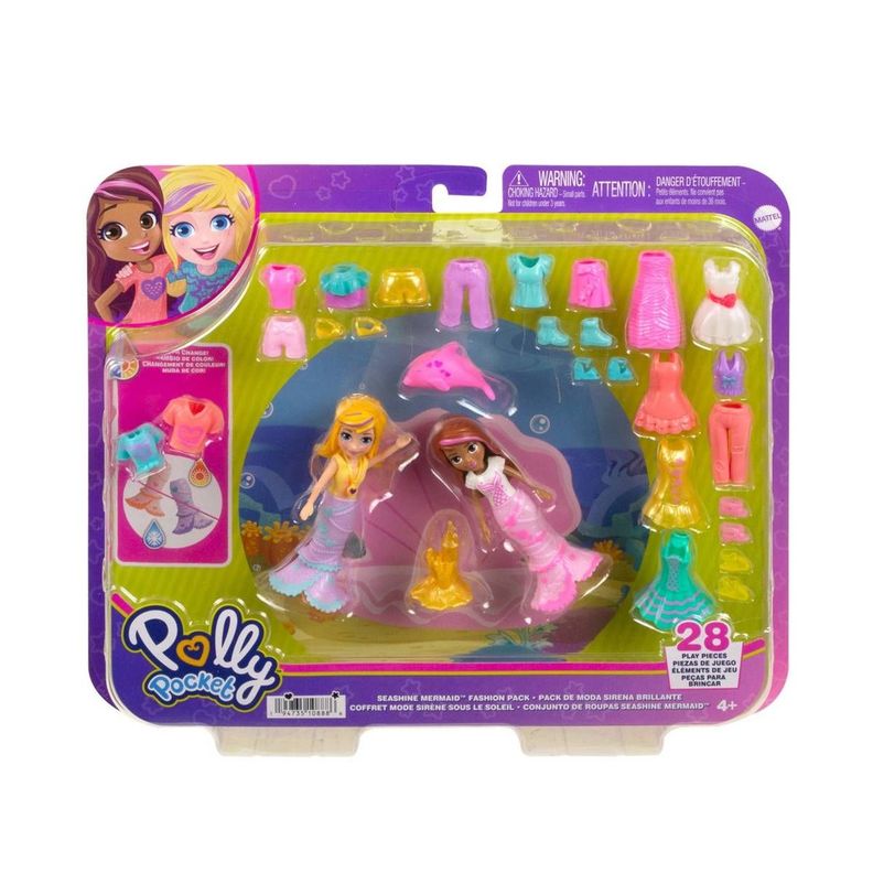 POLLY POCKET PACK DE MODA - PACK DE MODA SIRENA BRILLANTE-2