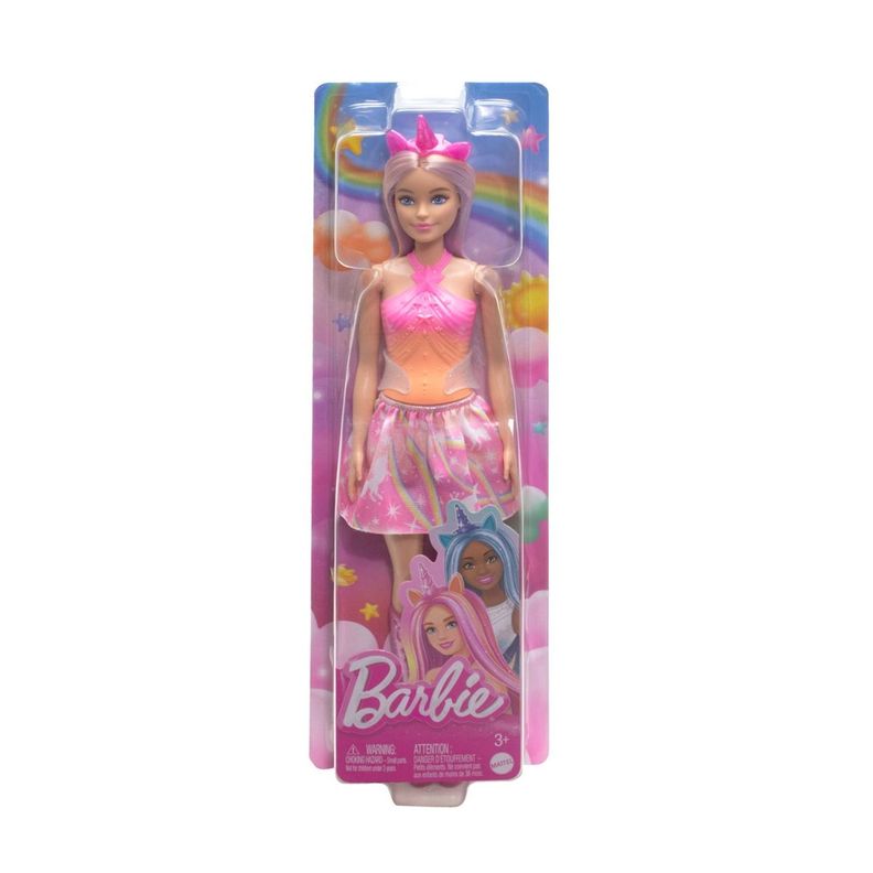 BARBIE FANTASIA A MUÑECA UNICORNIO FALDAS DE ENSUEÑO - ROSA-2