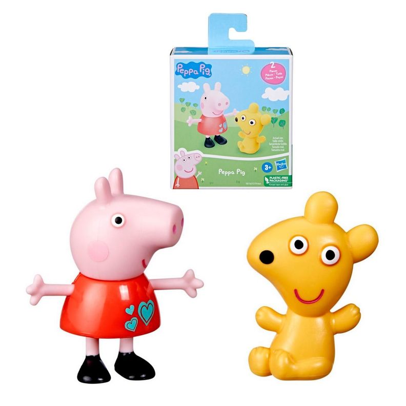 Figura Peppa Pig Amigos Divertidos - Peppa Pig Y Oso-0