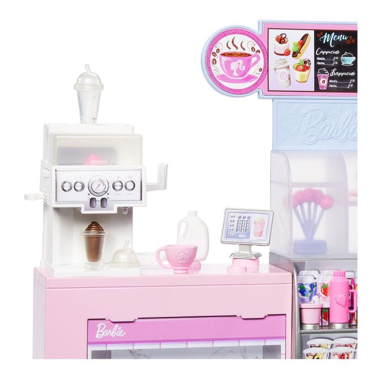BARBIE PROFESIONES SET DE JUEGO DIVERSIÓN EN LA CAFETERÍA-5