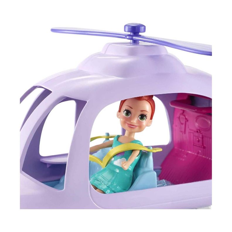 Polly Pocket Super Helicóptero De Viaje Mattel-3