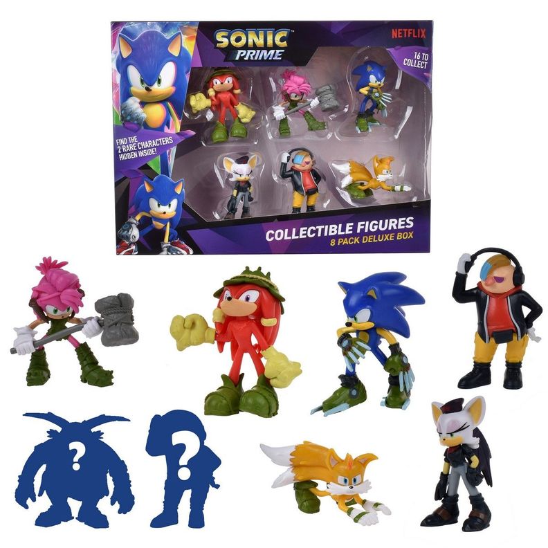 Pack 8 Figuras Sonic De 7 Cms - Pack-2 Knukles-0