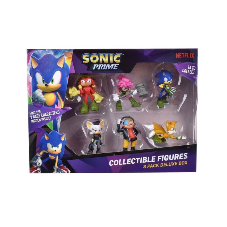 Pack 8 Figuras Sonic De 7 Cms - Pack-2 Knukles-2