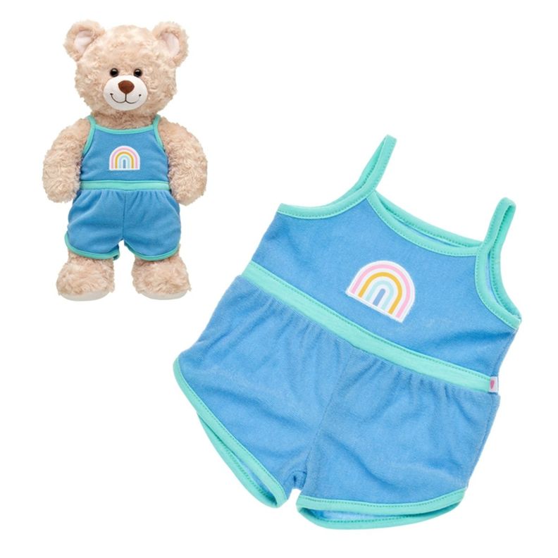 ENTERITO ARCOIRIS TOALLA CELESTE BUILD-A-BEAR-0