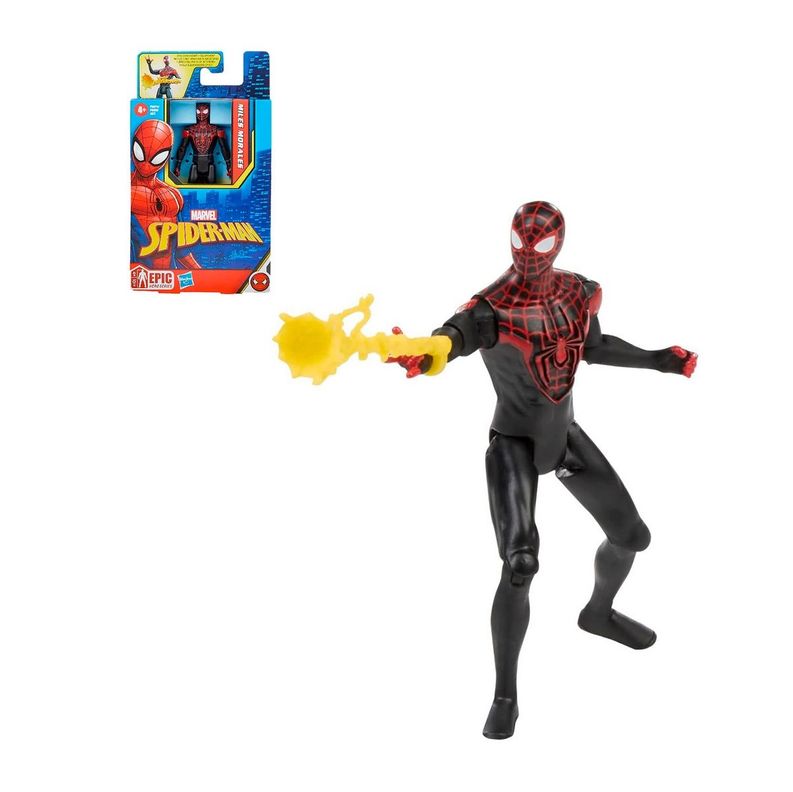 Spiderman Figura 10 Cm - Miles Morales-0
