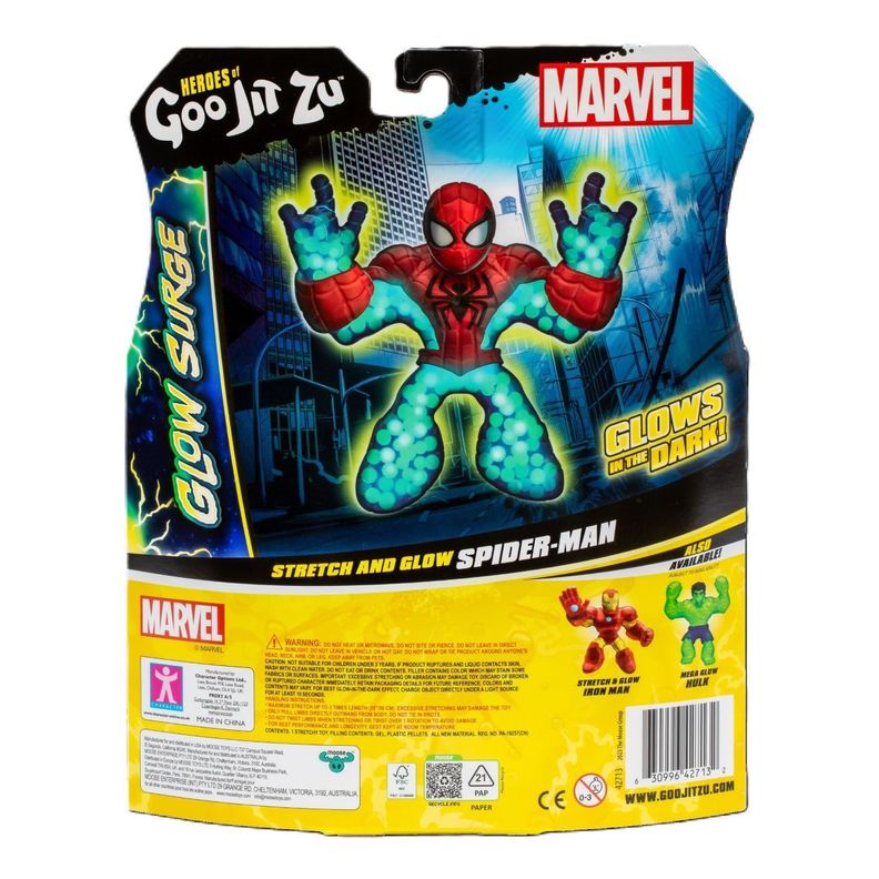 GOO JIT ZU MARVEL GLOW SURGE - SPIDER MAN-2