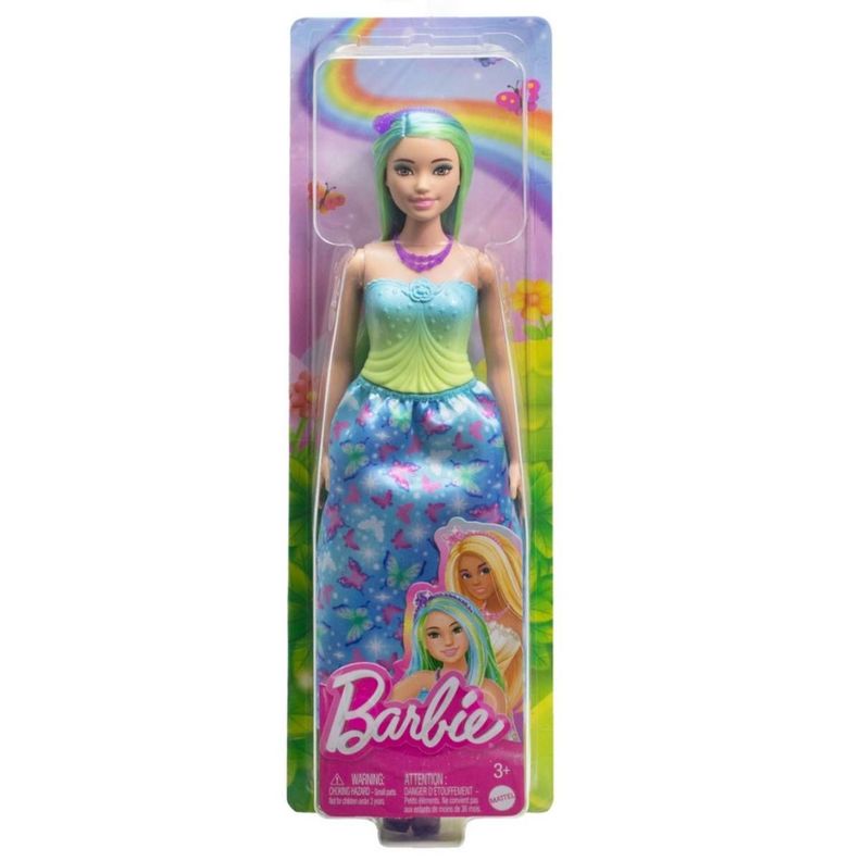 BARBIE FANTASIA VESTIDOS DE ENSUEÑO - PELO VERDE/CELESTE-4