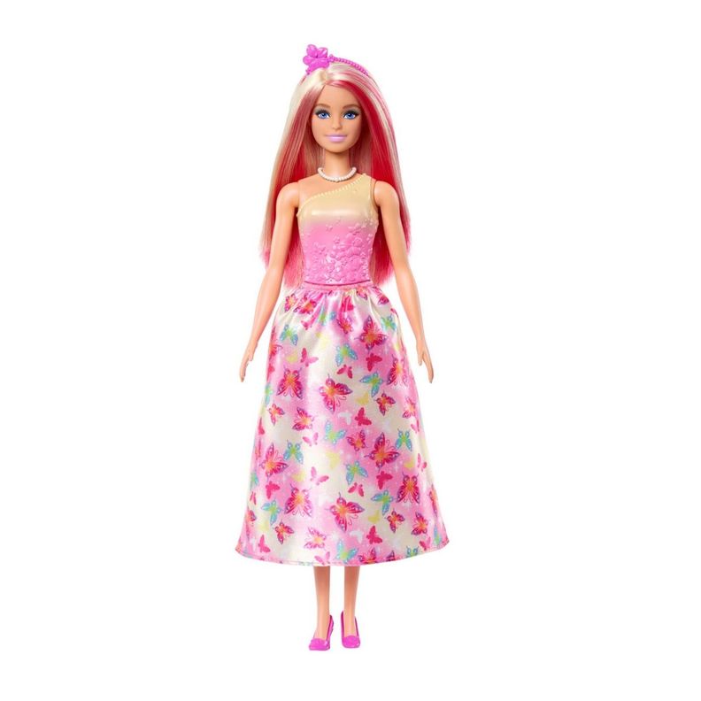 BARBIE DONCELLAS VESTIDOS DE ENSUEÑO-PELO ROSA/BLANCO-0