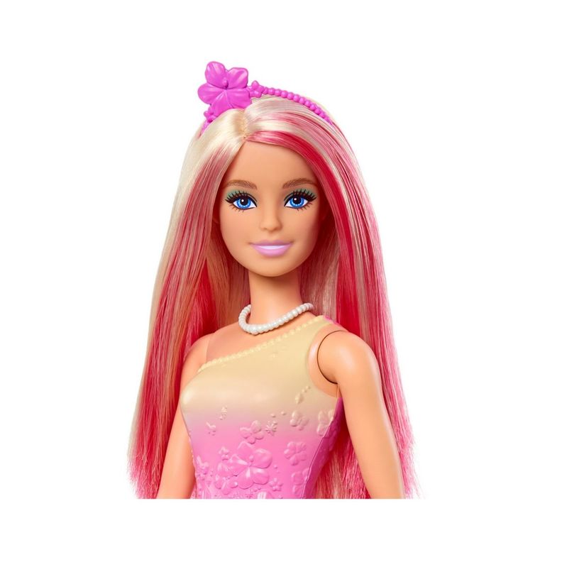 BARBIE DONCELLAS VESTIDOS DE ENSUEÑO-PELO ROSA/BLANCO-2