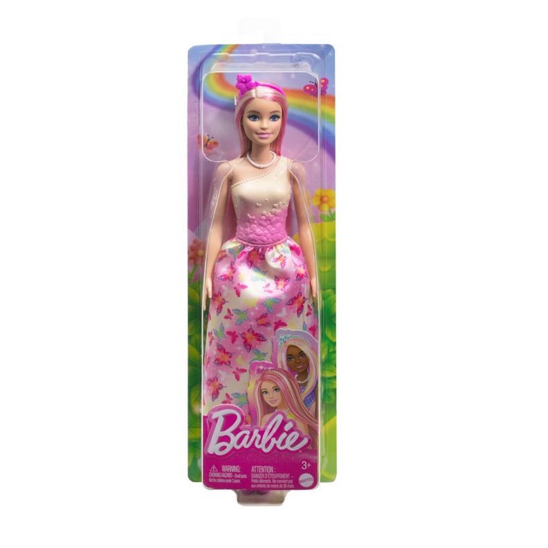 BARBIE DONCELLAS VESTIDOS DE ENSUEÑO-PELO ROSA/BLANCO-3