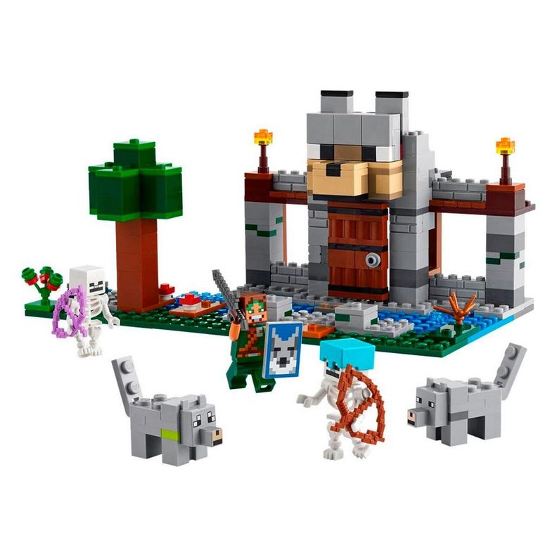LEGO MINECRAFT LA FORTALEZA-LOBO-0