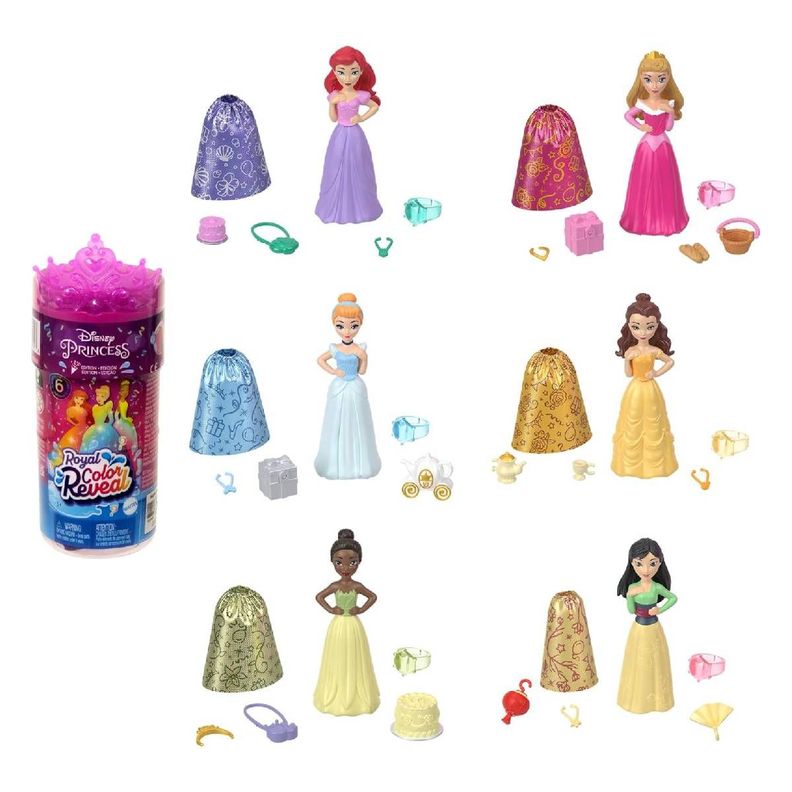 Disney Princesa Color Reveal Real Sorpresa Temática Fiesta-0