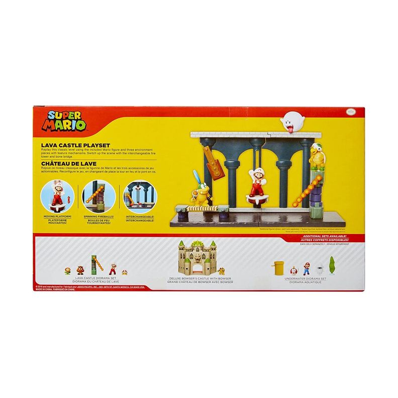 Nintendo 6 Cm Castillo De Lava Playset-7