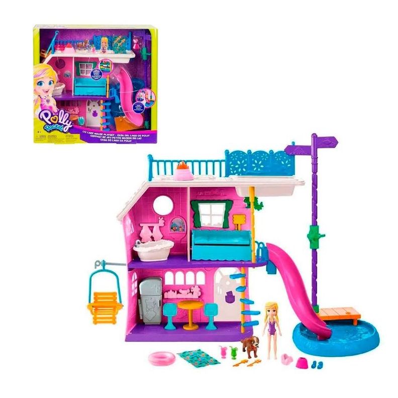Polly Pocket Casa Del Lago De Polly-0