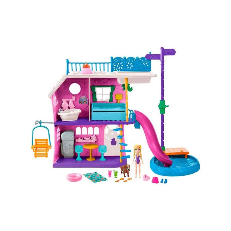 Polly Pocket Casa Del Lago De Polly-1