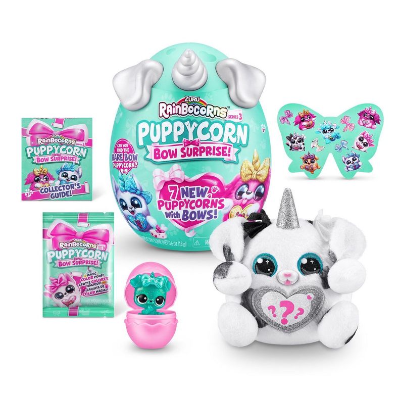 HUEVO SORPRESA PUPPYCORN RAINBOCORNS - PLATEADO-3