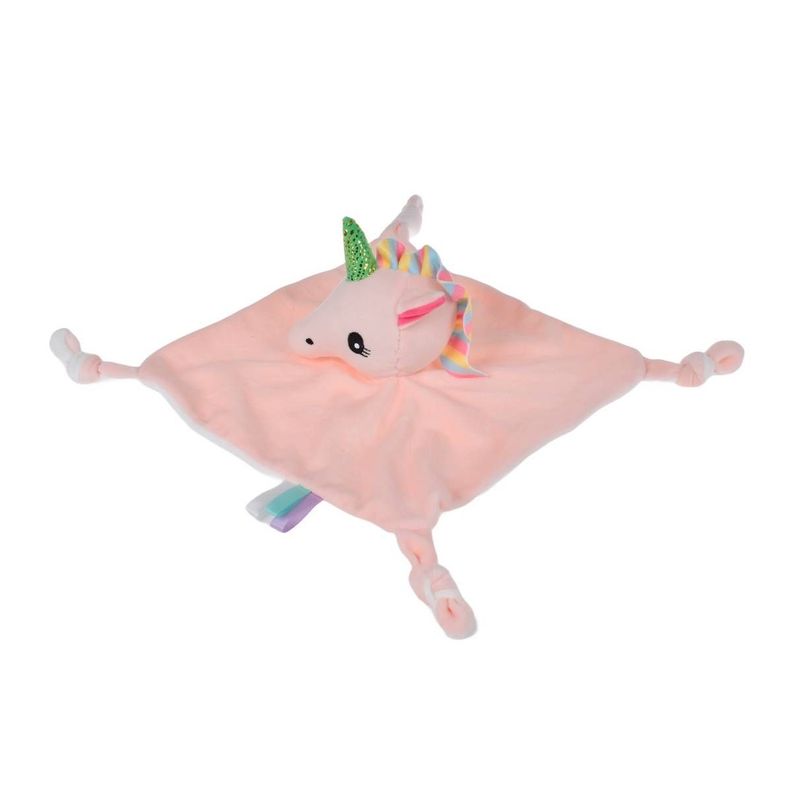 TUTO CONEJO DE PLUSH BLANCO CON SONAJERO - UNICORNIO-1