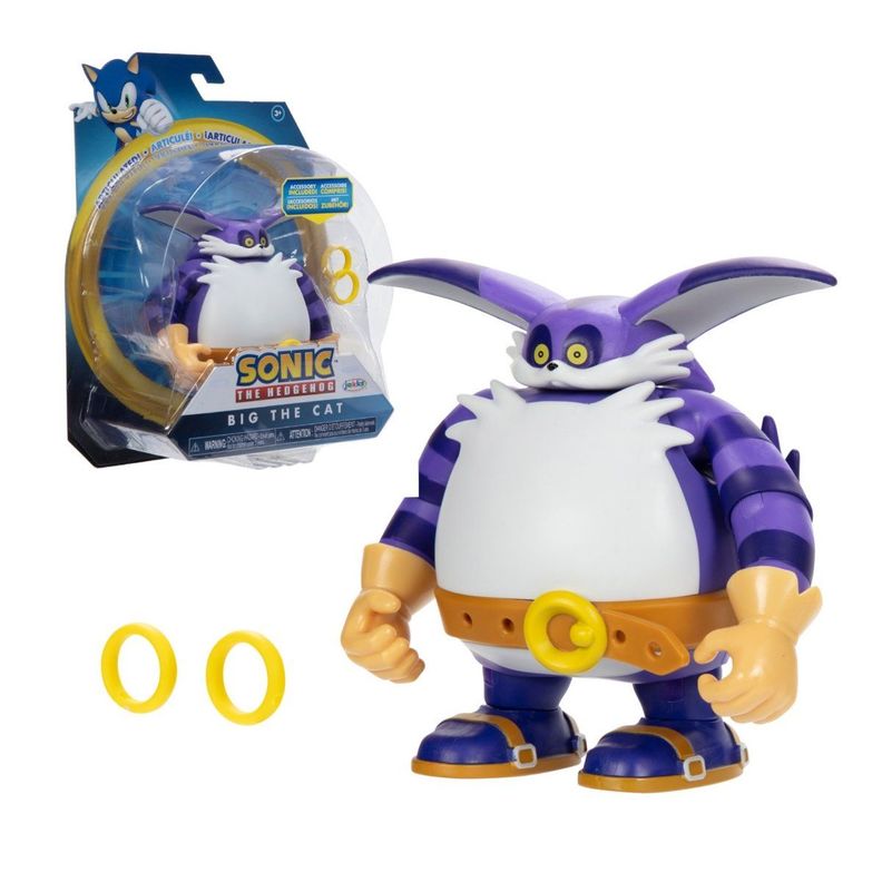 Figura Sonic 10Cm Modern Big The Cat Con Anillos-2
