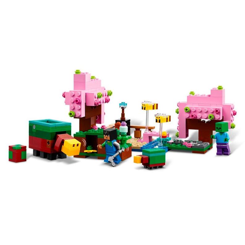 LEGO MINECRAFT EL JARDÍN DE CEREZOS EN FLOR-1