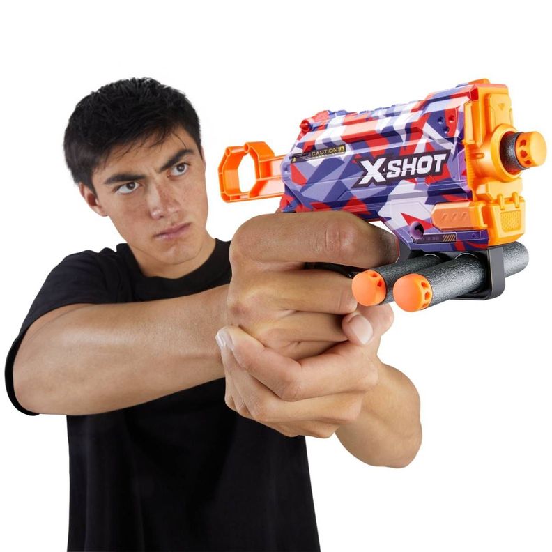 LANZA DARDOS MENACE SKINS CON 8 DARDOS X-SHOT - MALICE-1