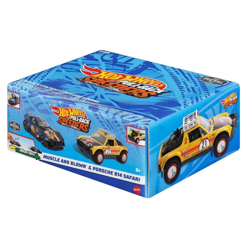 HOT WHEELS 2 AUTOS SORPRESA- MUSCLEBLOWN Y PORSHE 914 SAFARI-0