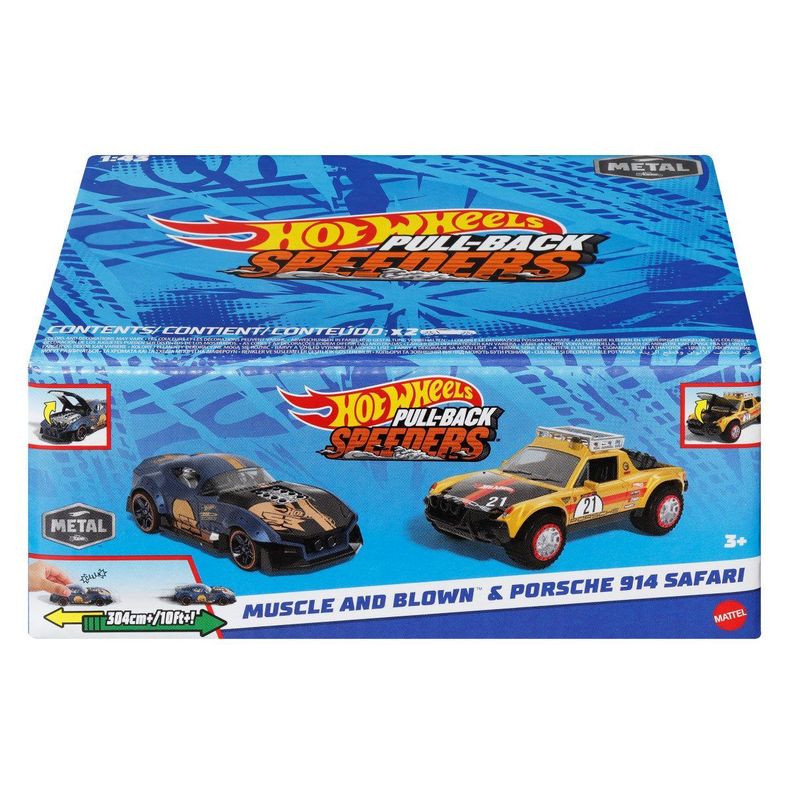 HOT WHEELS 2 AUTOS SORPRESA- MUSCLEBLOWN Y PORSHE 914 SAFARI-1