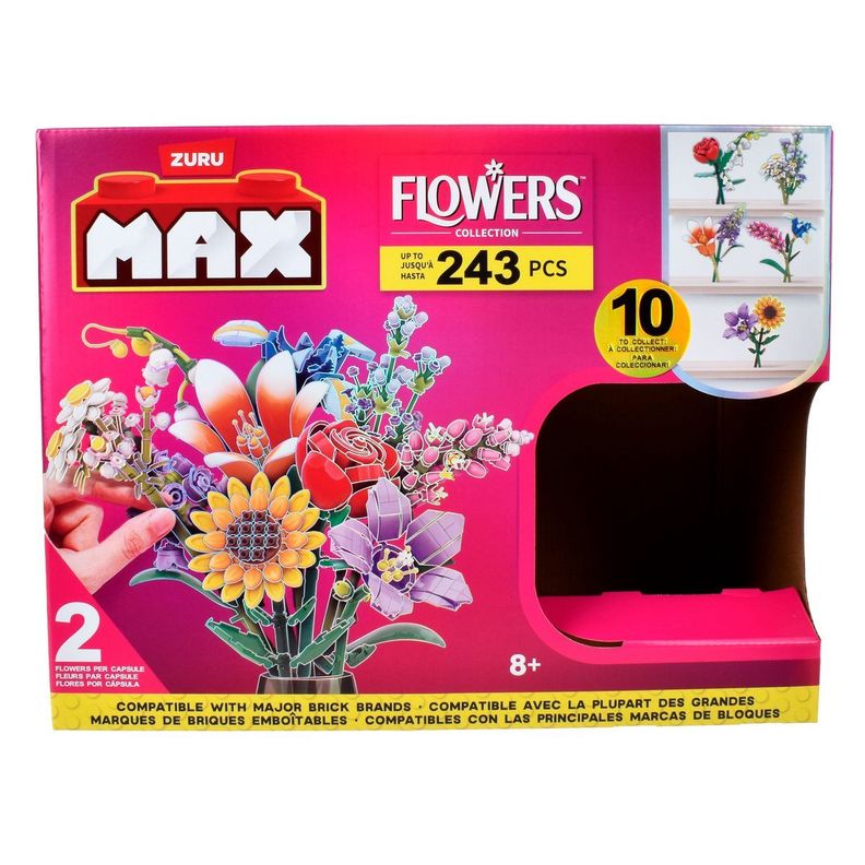 SET BLOQUES FLORES MAX -  CON DIFERENTES MODELOS DE PIEZAS-0