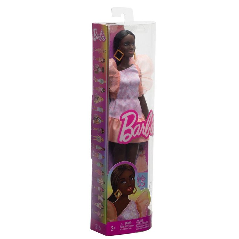BARBIE FASHIONISTAS - VESTIDO NARANJA-5